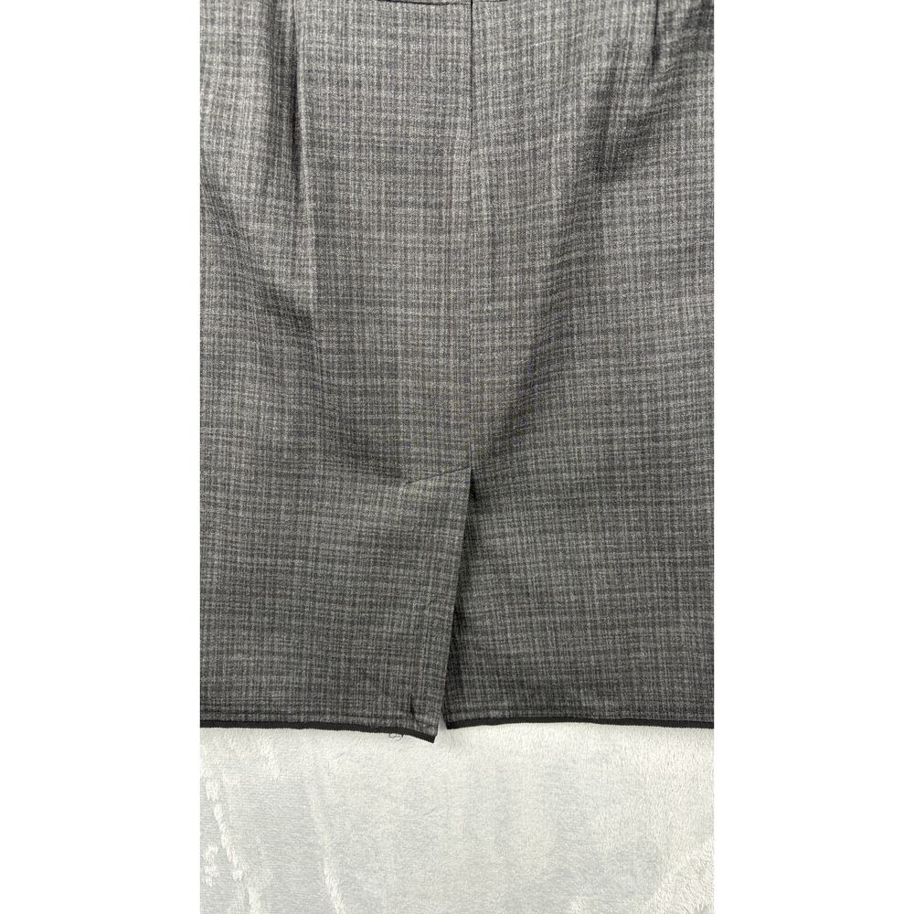 Elie Tahari Pencil Skirt – Gray Plaid – No Size Tag (Approx. Women’s Medium) - Picture 6 of 7